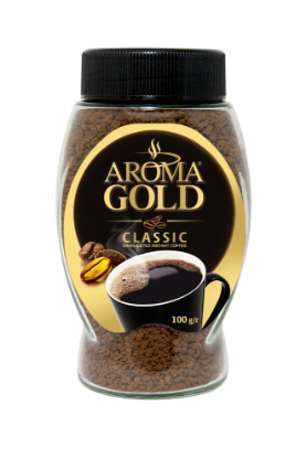 Изображение Кофе раств. гранул.."Арома Голд" CLASSIC 100 гр. 1/6шт