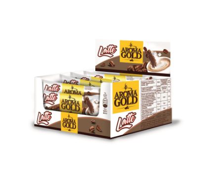 Изображение Кофе раств. "Арома Голд ЛАТТЕ " (3в1) 18гр. 1/15шт