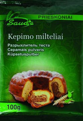 Изображение Разрыхлитель теста "Sauda" 100гр 1/10шт