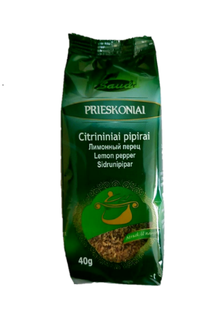 Изображение Перец Лимонный приправа "Sauda" 40гр 1/10шт