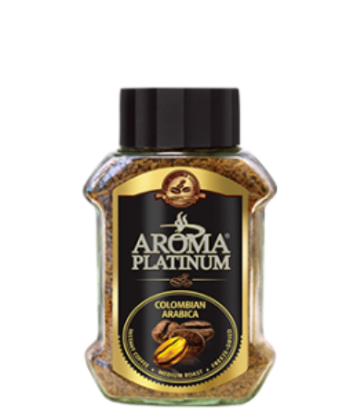 Изображение Кофе раств.сублим."Арома Платинум Colombian Arabica ",100гр. 1/6шт