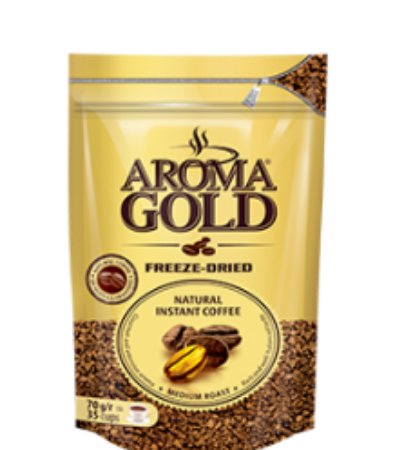 Изображение Кофе раств. сублимир. "Арома Голд" ДОЙ-пак 70 гр. 1/ 24 шт