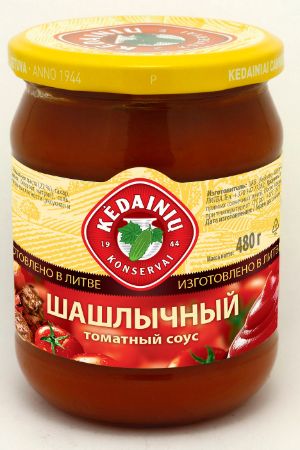 Изображение Томатный соус "Шашлычный" (Литва) 480гр. 1/10