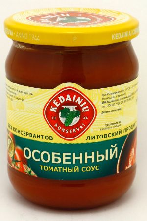 Изображение Томатный соус "Особенный" 500гр (Литва ЗАО "ККF")