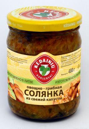 Изображение Солянка овощ-гриб. из свежей капусты 480 гр.1/10