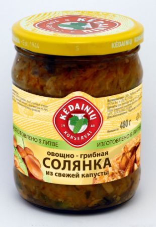 Изображение Солянка овощ-гриб. из свежей капусты 480 гр.1/10
