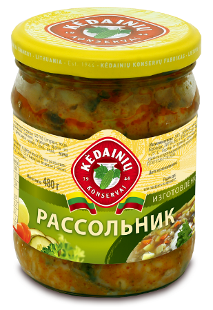 Изображение Рассольник 480 гр.,ст/б,1/10 (Литва)