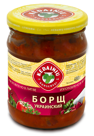 Изображение Борщ Украинский 480 гр.,ст/б,1/10 (Литва)
