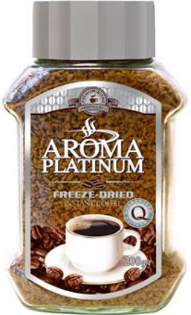 Изображение Кофе раств. сублимир."Арома ПЛАТИНУМ" 200 гр. 1/6шт