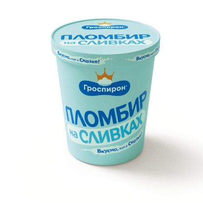 Изображение Ведро бум Пломбир на сливках 430гр/6 (32/00)