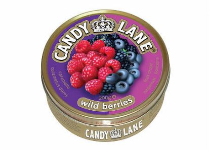 Изображение (CL-1-2) Candy Lane фрукт. леденцы лесная ягода ж/б 200гр. 1/6