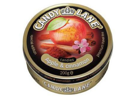 Изображение (CL-1-11) Candy Lane фрукт. леденцы яблоко с корицей ж/б 200гр. 1/6