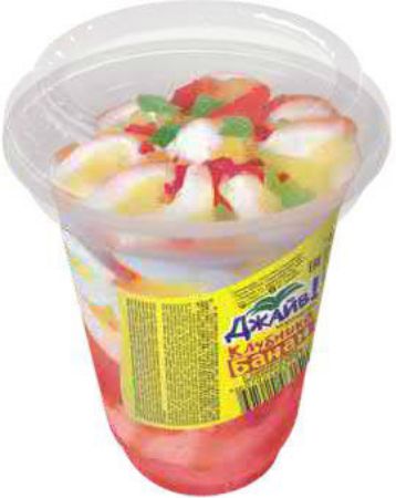 Изображение Стак. пл. Джайв с ЗМЖ двухслойное со вк. киви и ананаса с цукатами 190г/12 (70/06)