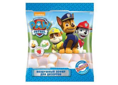 Изображение (ZF-4-8) PAW PATROL воздушный зефир для десертов 80гр. 1/20