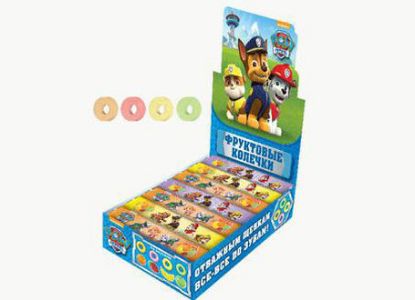 Изображение (PR-3-2) PAW PATROL, фруктовые колечки ассорти 30гр. 1/16
