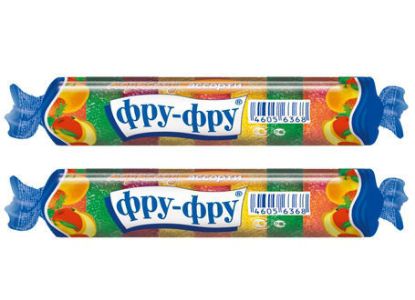 Изображение (FF-2-1) ФРУ-ФРУ ТРУБОЧКА мармеладная  35гр 1/12