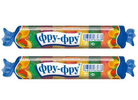 Изображение (FF-2-1) ФРУ-ФРУ ТРУБОЧКА мармеладная  35гр 1/12