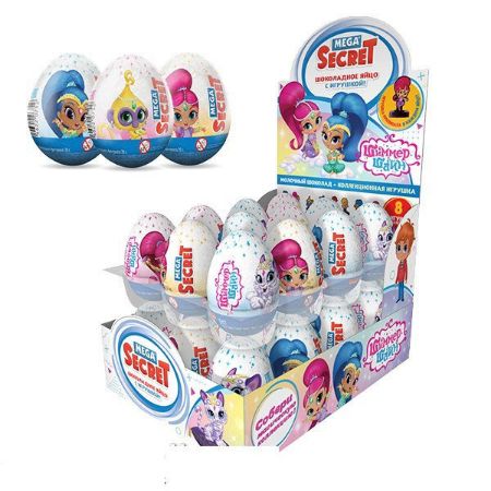 Изображение (ES-2-25) Шиммер и Шайн, шоколадное яйцо с игрушкой 20 гр.1/24