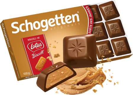 Изображение Шоколад "Шогеттен" LOTUS BISCOFF крошка из карам. печ. 100 гр.1/15