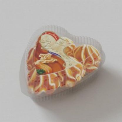 Изображение Торт-морож. Валентинка ЗМЖ ваниль, крем-брюле с декор карамелью 400г/4 (25/18)