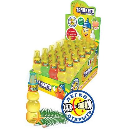 Изображение (ТК-1-8) ТРИНКЕТА персик, жидкая конфета 70гр. 1/24