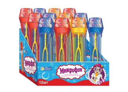 Изображение (SC-51) Микрофон мыльные пузыри, игр. с конф. 5гр  1/12