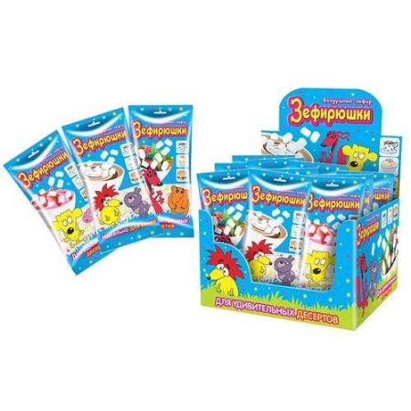 Изображение (ZF-10-14) ЗЕФИРЮШКИ мини для какао и десертов 40гр. 1/24