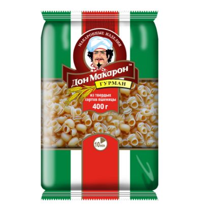 Изображение Гурман 400гр Улитки "ДОН МАКАРОН" гр. А, в/с 1/26