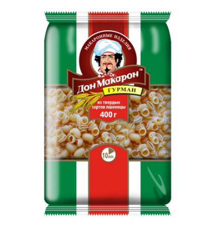 Изображение Гурман 400гр Улитки "ДОН МАКАРОН" гр. А, в/с 1/26