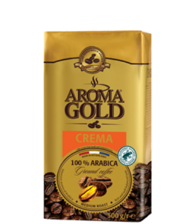 Изображение Кофе "АРОМА ГОЛД КРЕМА IN-CUP", мол.500 гр.1/12 Кирпич