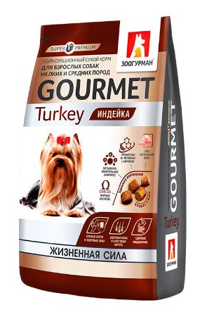 Изображение Cух корм Zoogurman д/с  индейка малых и средних пород 10кг