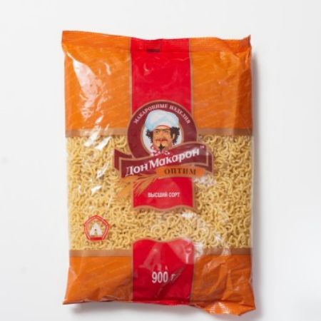 Изображение Оптим 900гр Суповая засыпка "ДОН МАКАРОН" гр. В, в/с 1/15