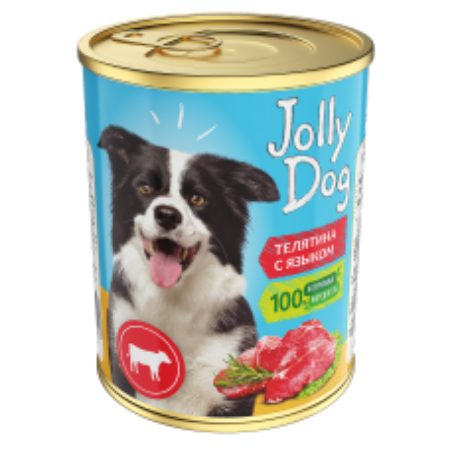 Изображение Jolly DogТелятина с языком д/с ж/б 350гр
